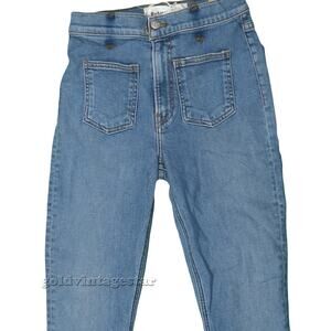 Reformation High & Skinny Catalina Wash Denim Jeans 24